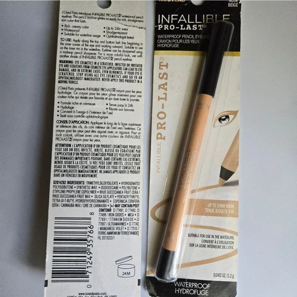 L'Oreal Waterproof Pencil Eyeliner​